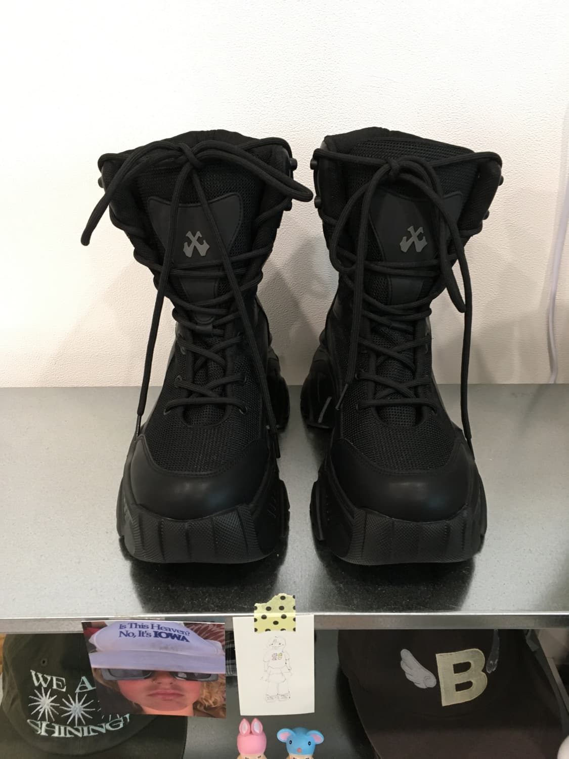 yeel PLATFORM BOOTS SNEAKERS BLACK 상품이미지2