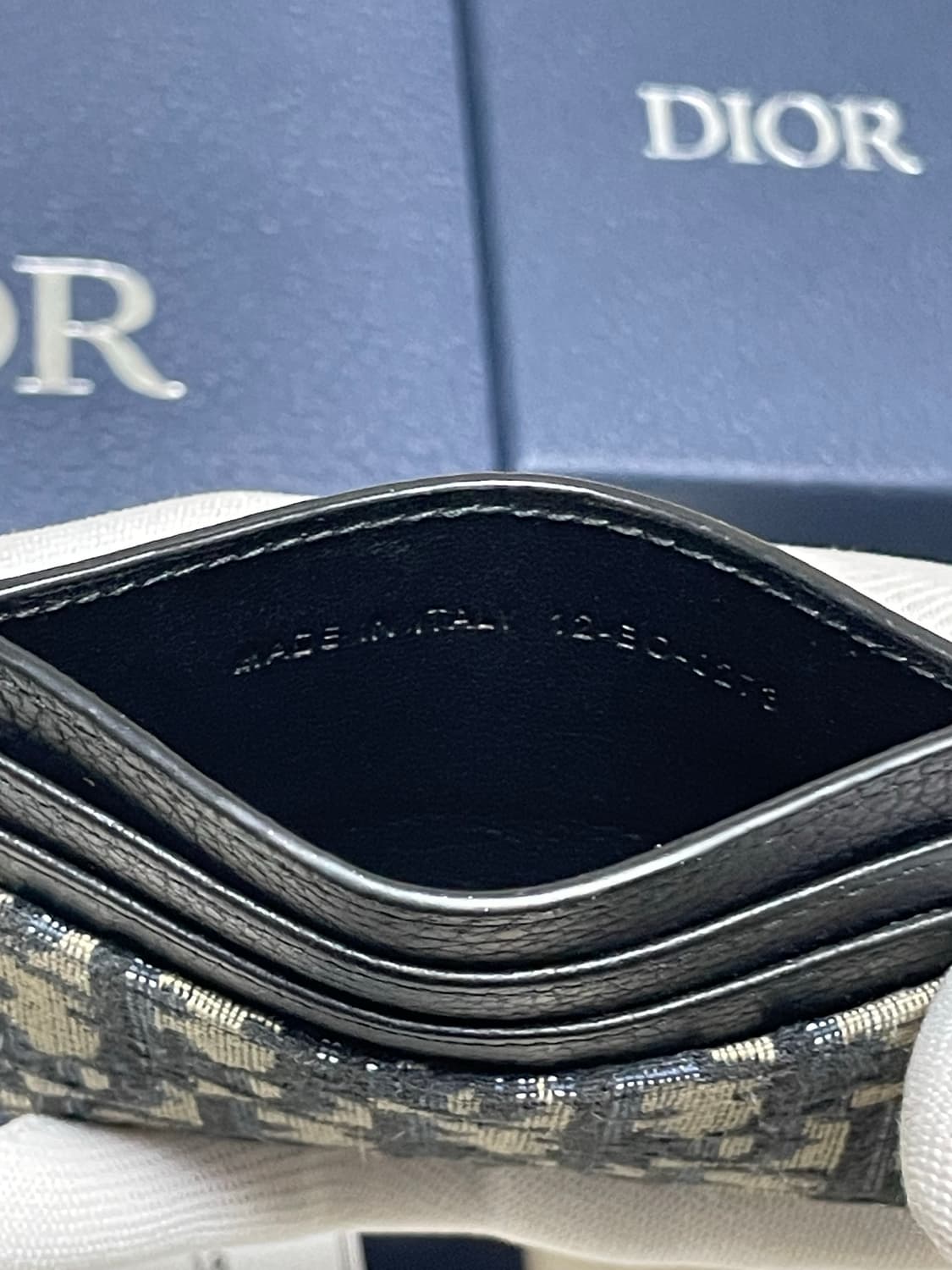 새상품급) 디올 오블리크 자카드 카드지갑 [os] 상품이미지6