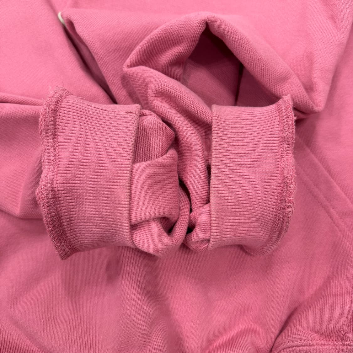 더바이닐하우스 네버 콜드 스웻 후드티 핑크 L 상품이미지7