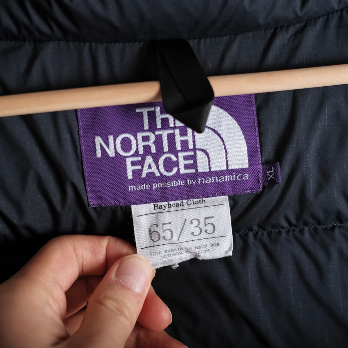 노스페이스 퍼플라벨 마운틴 숏 다운 자켓 블랙 XL사이즈 상품이미지10