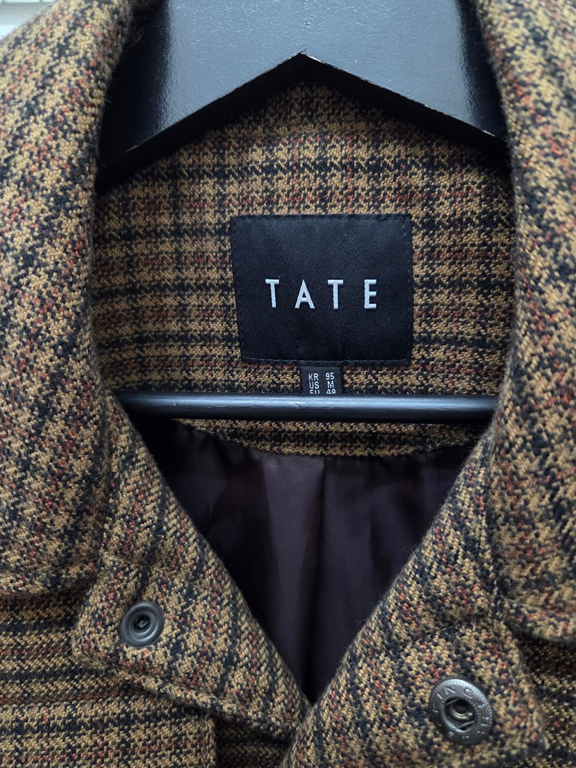 테이트 브라운 체크 트러커 자켓 상품이미지3