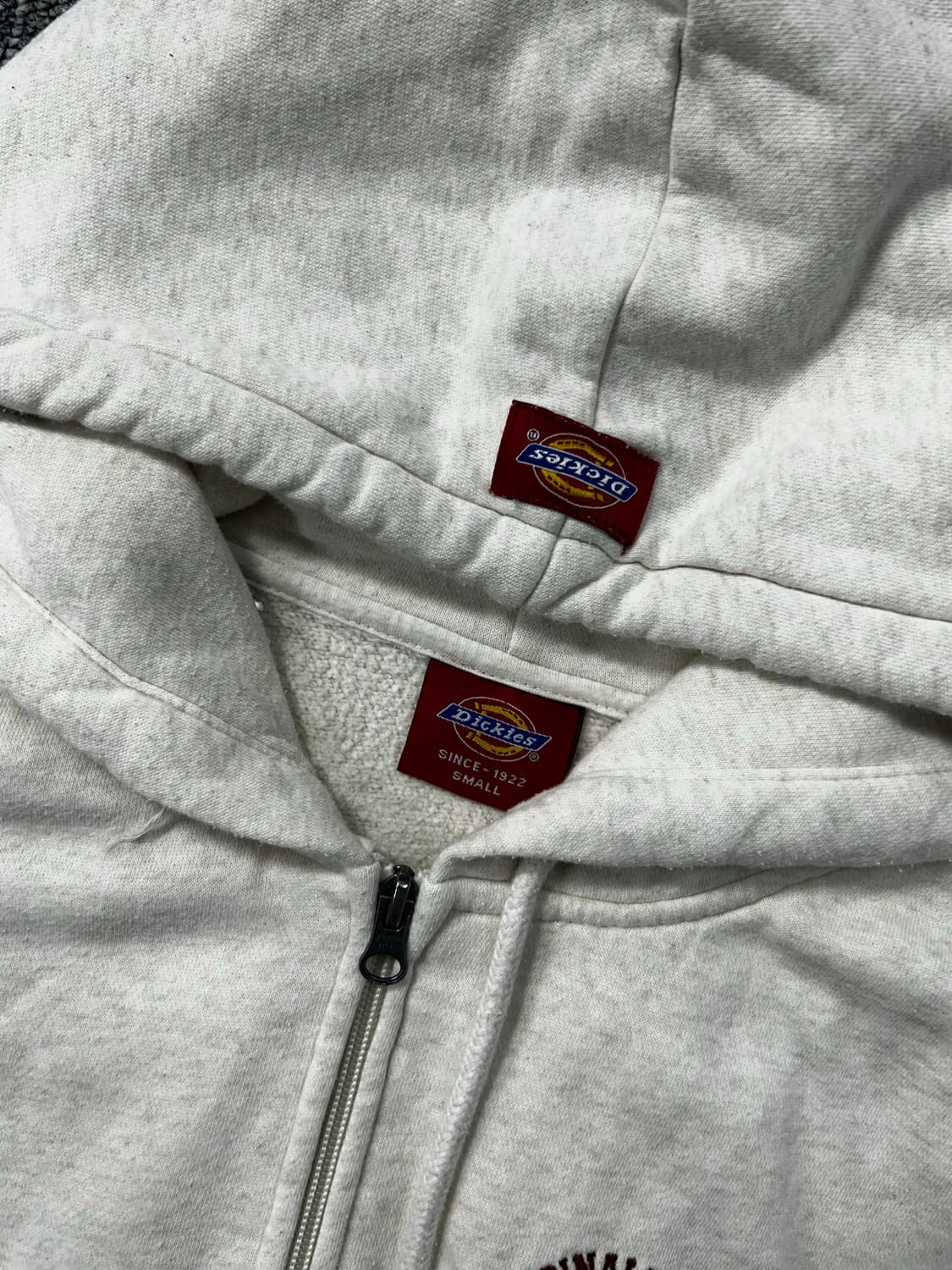 디키즈 버건디 오트밀 후드집업 S 상품이미지5