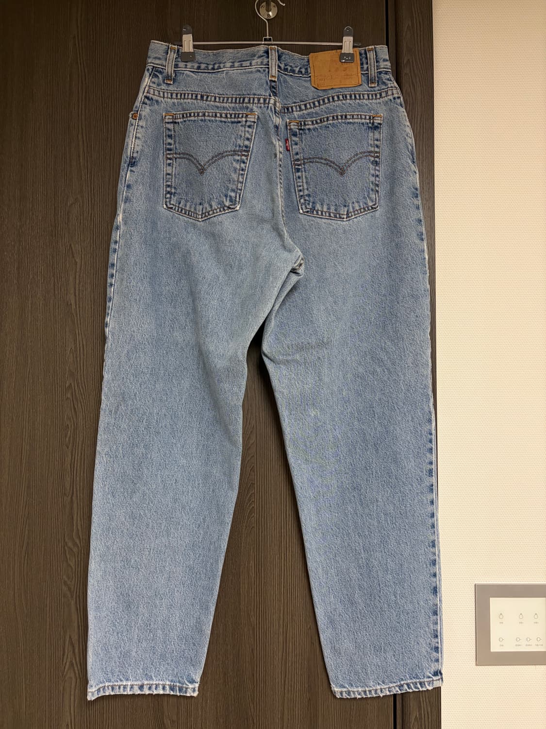 빈티지 리바이스 550 릴렉스 테이퍼드 핏 연청 상품이미지2