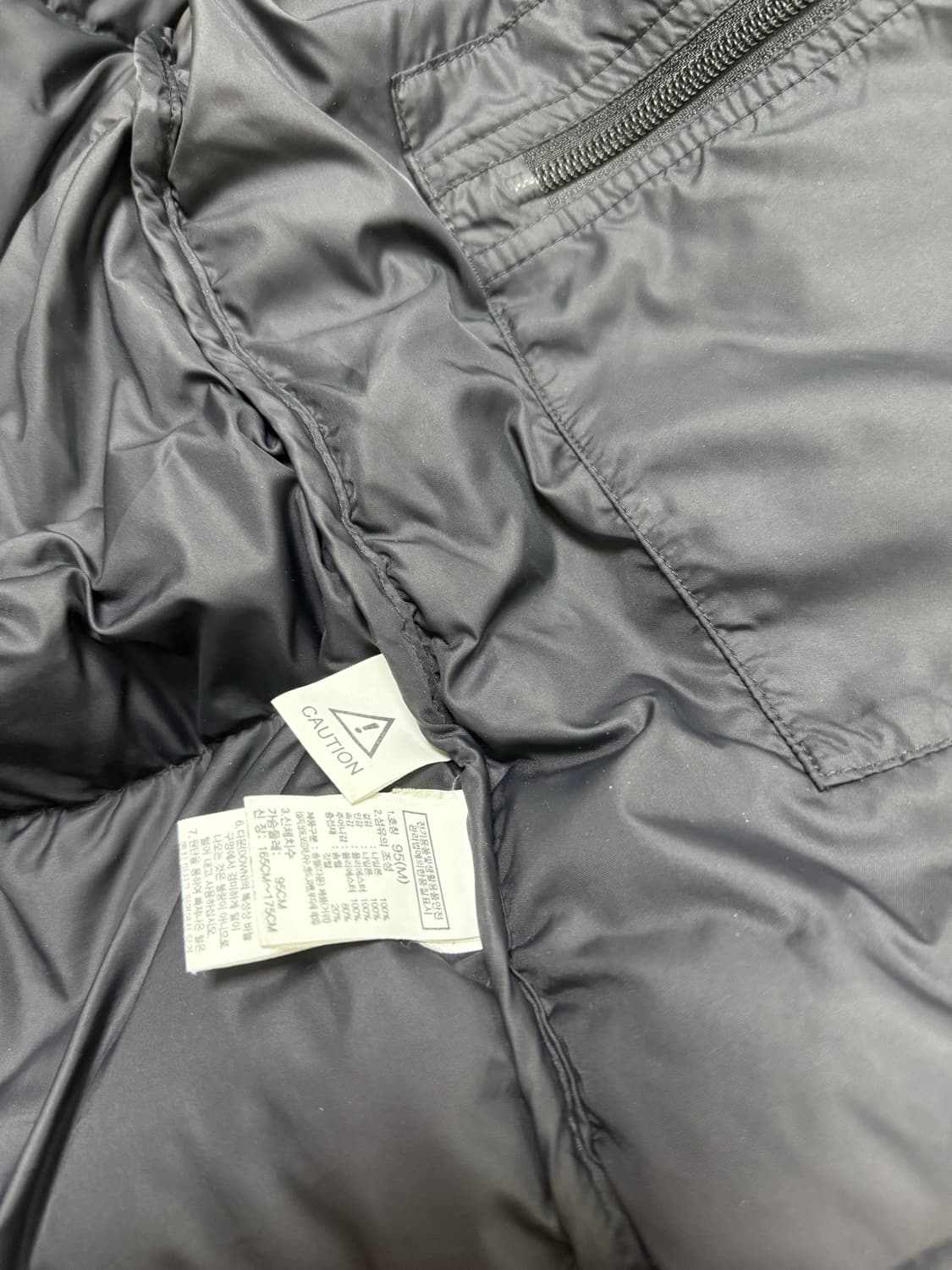 노스페이스 패딩 블랙 m 상품이미지6