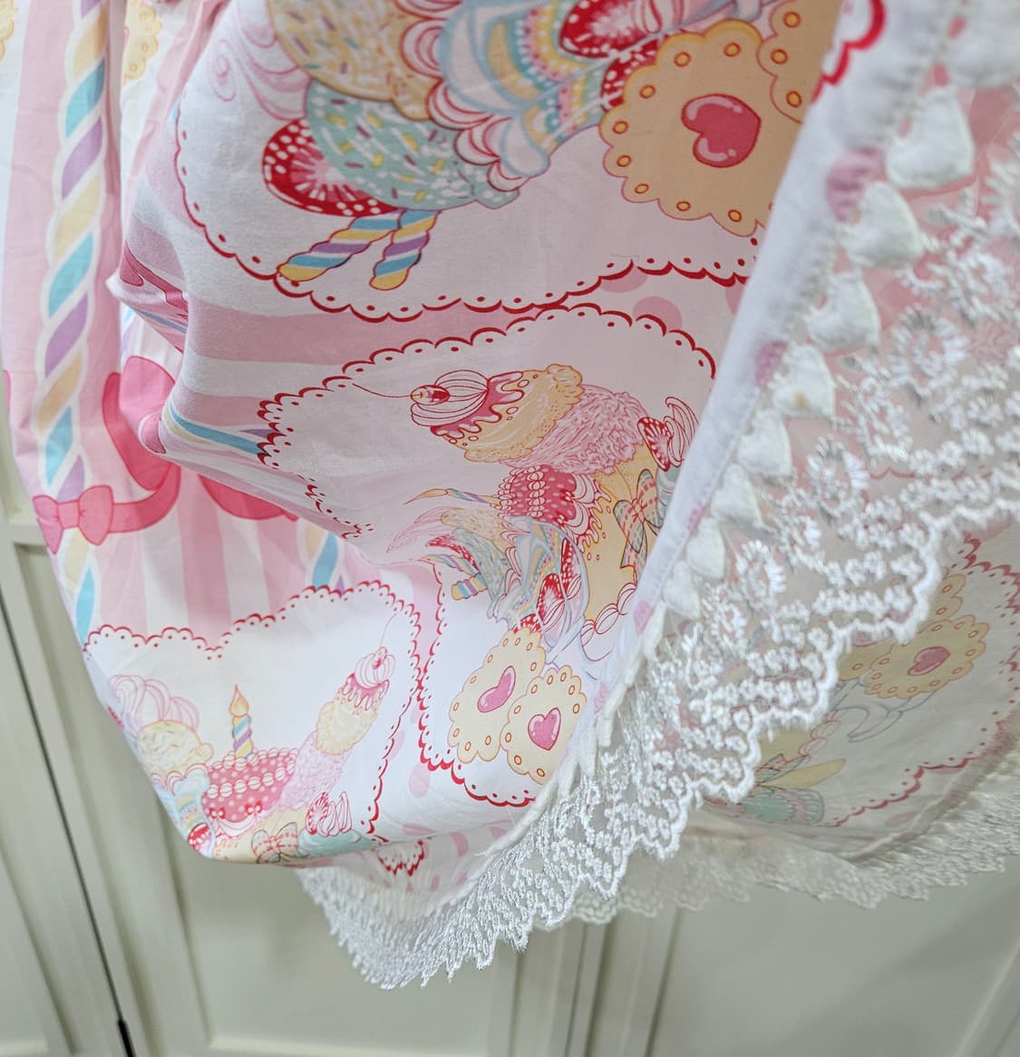 바디라인(BODY LINE) 스위트 파스텔 점퍼스커트 상품이미지9