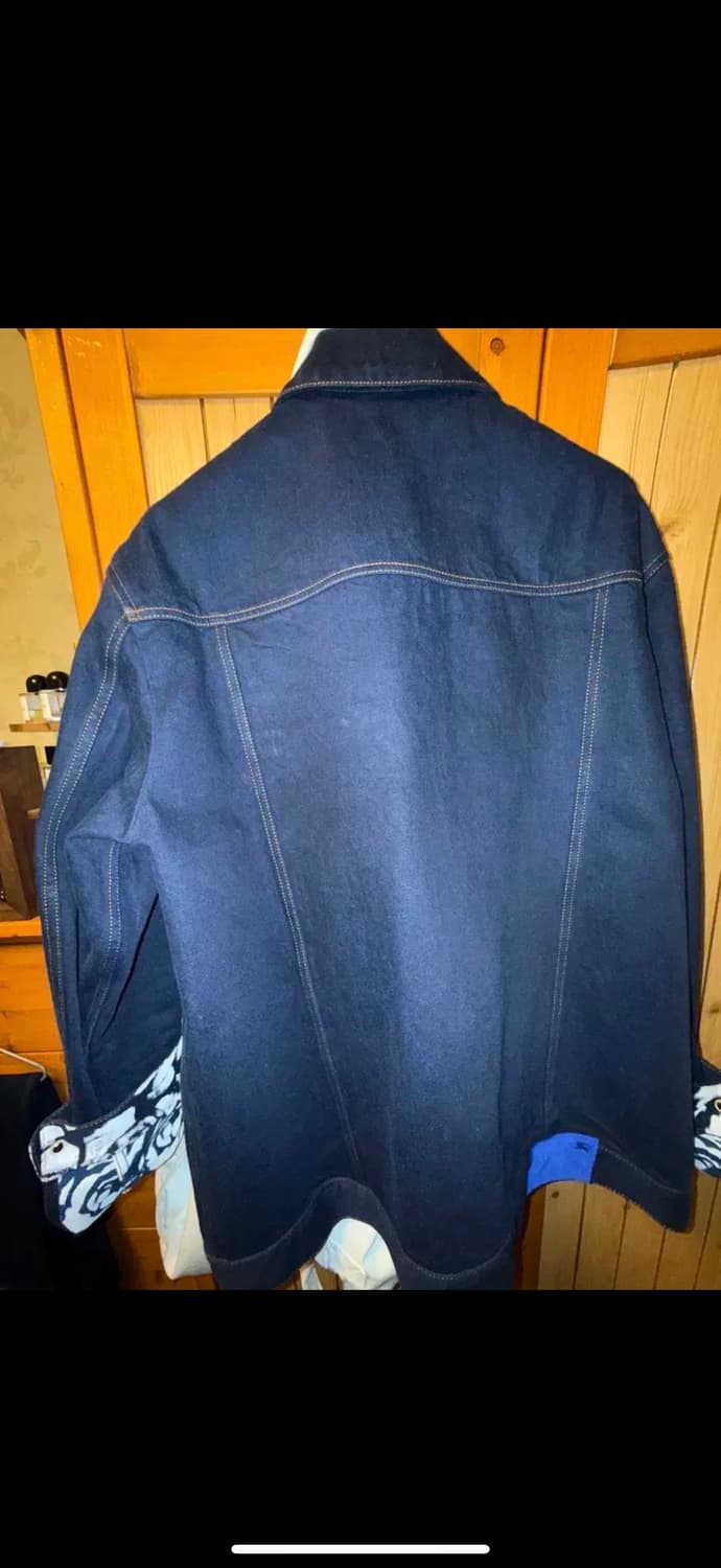 [52]버버리 헤비웨이트 데님 자켓 생지인디고 상품이미지4