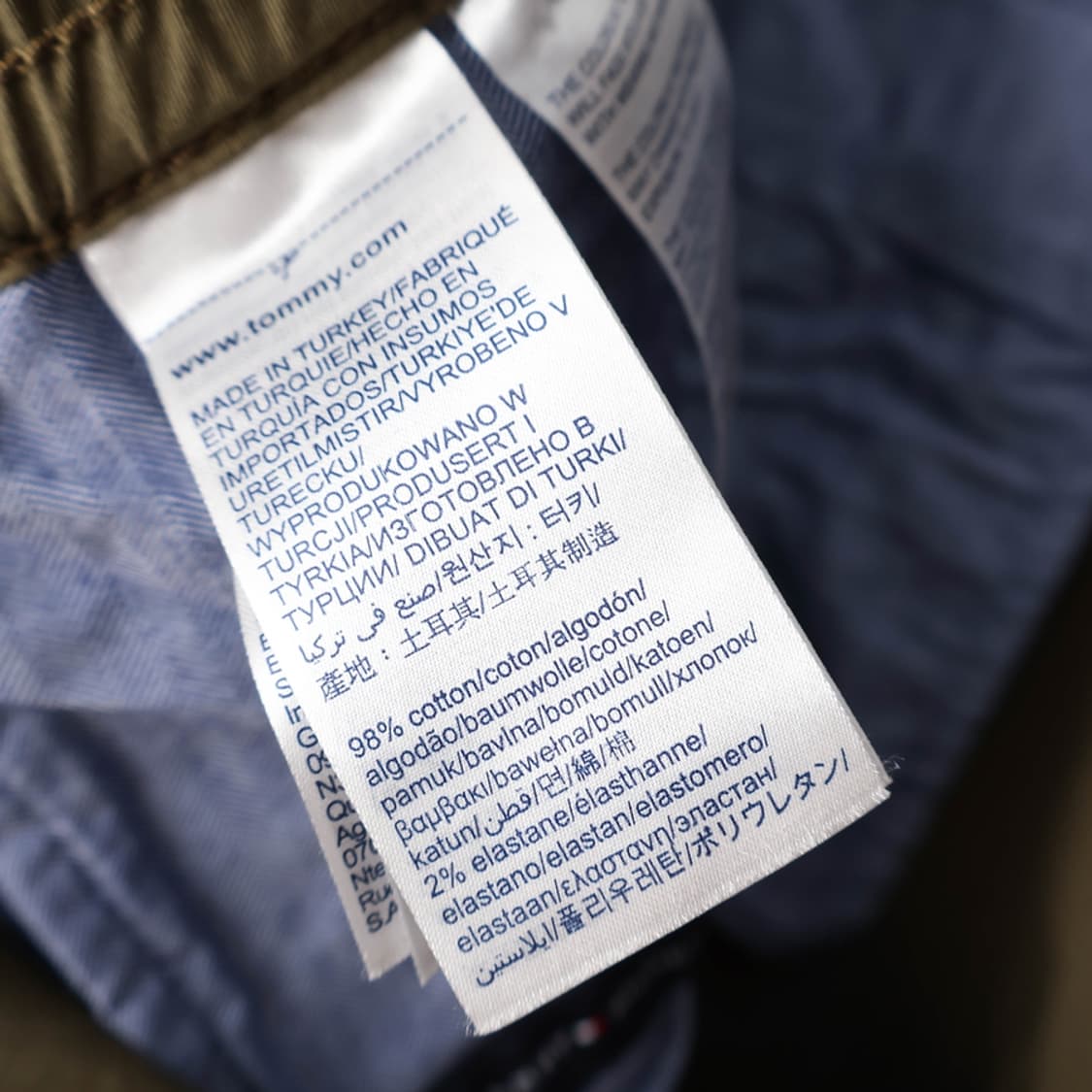 37/타미힐피거 코튼 카고 밴딩 팬츠 상품이미지7