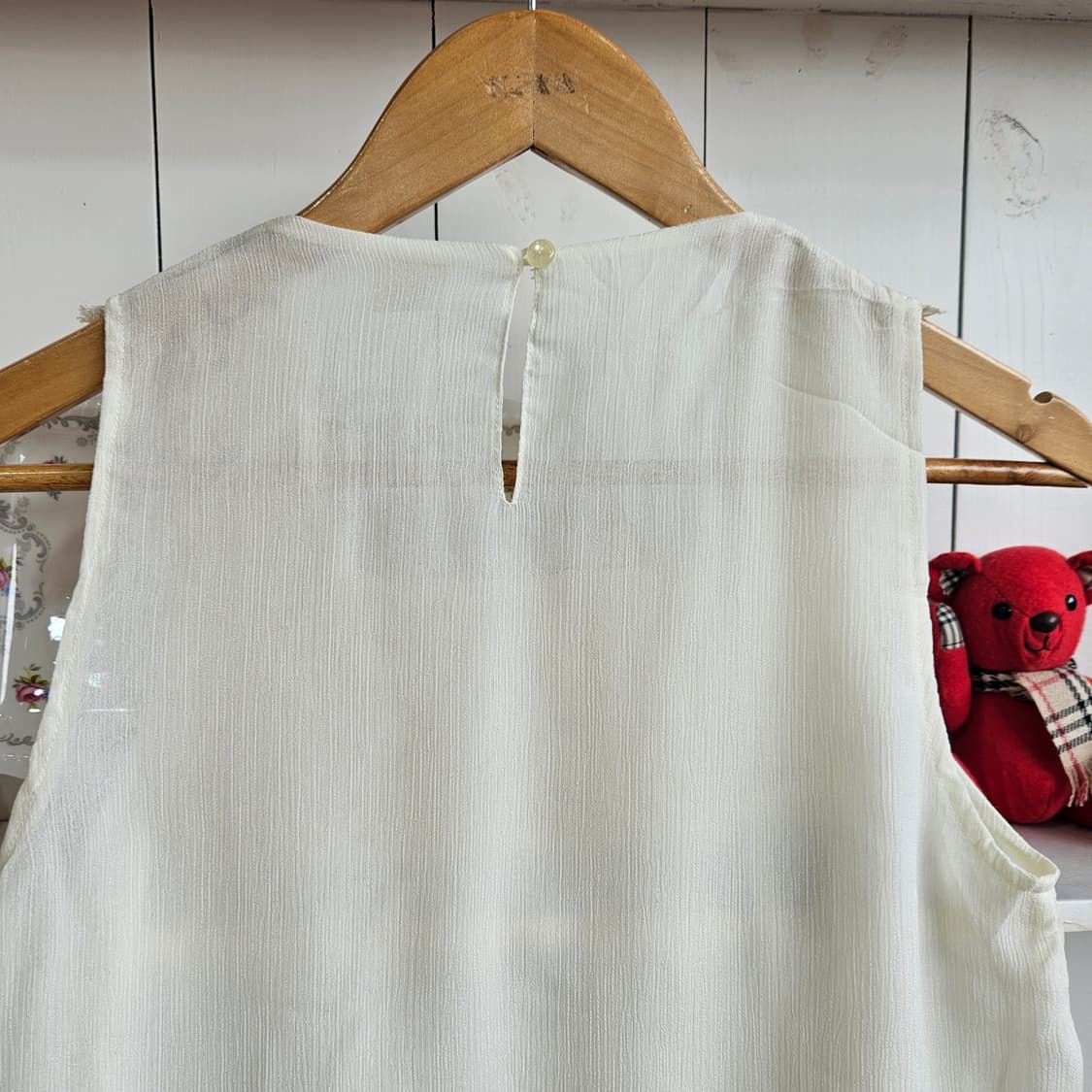 엑시즈팜(Axes Femme) 아이보리 레이스 슬리브리스 상품이미지6