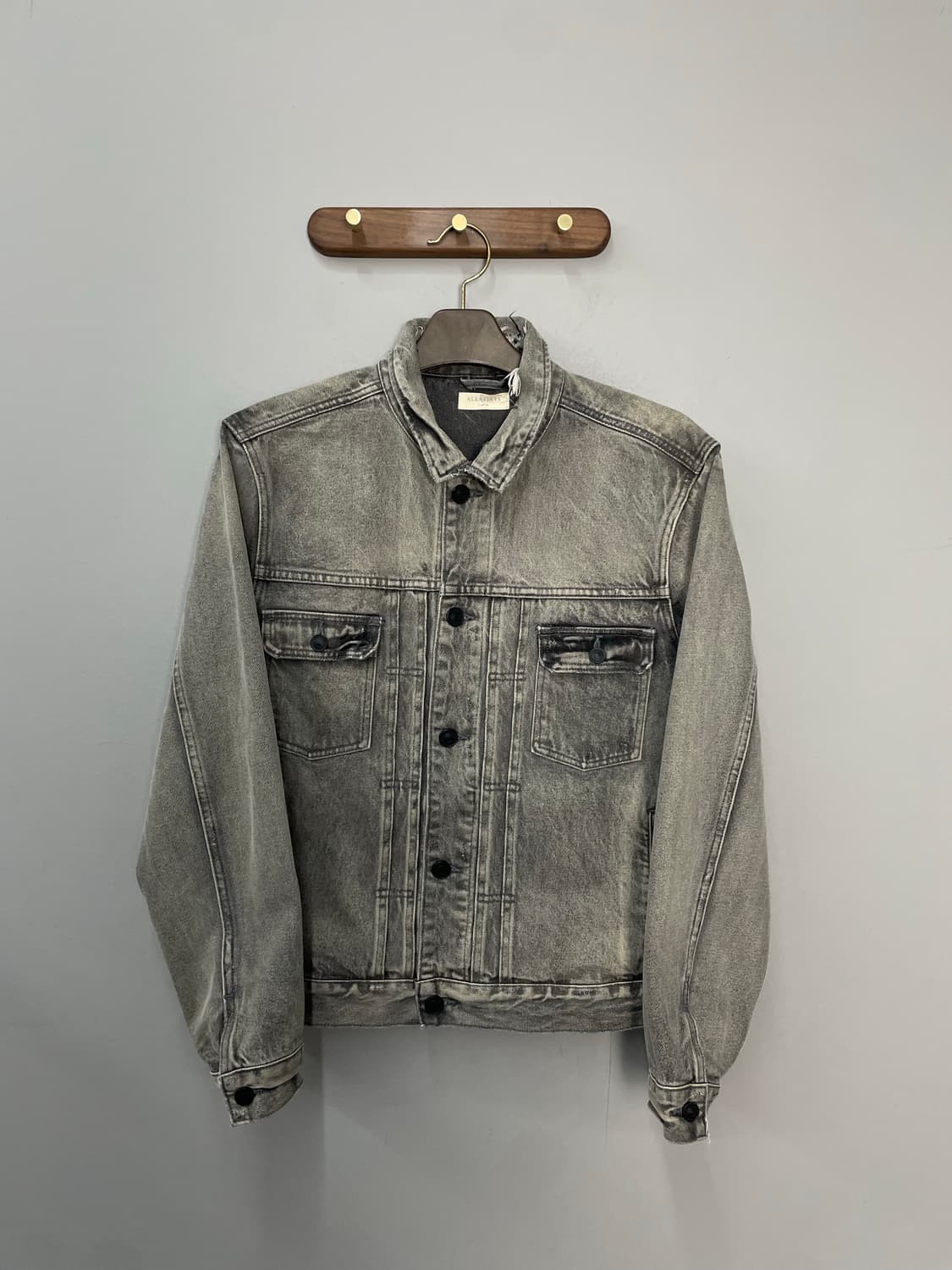 올세인츠 디테일 워싱 데님 트러커 자켓 H2248 상품이미지2