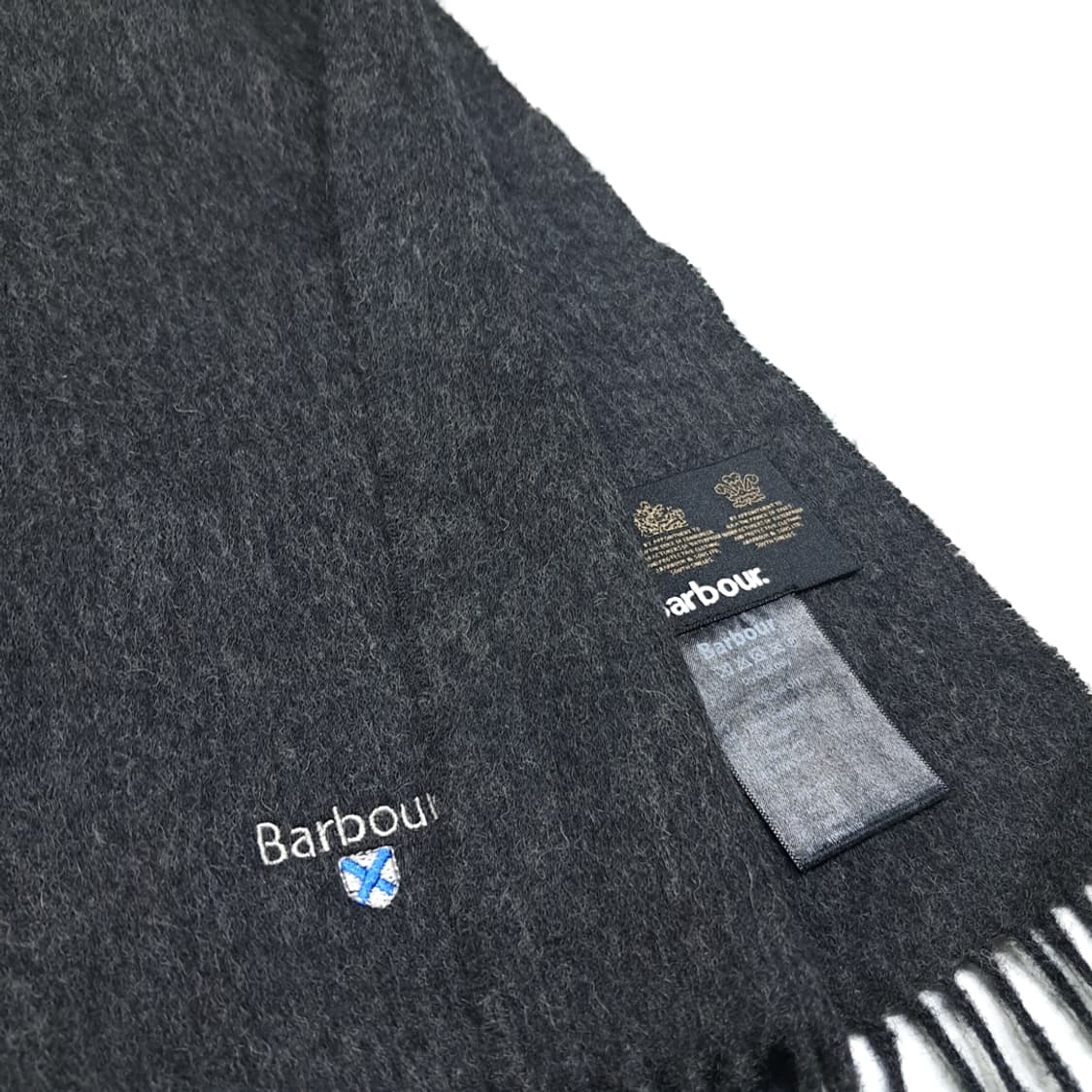 MX411 바버 차콜 그레이 100% 램스울 자수 로고 & 트리플 로열 상품이미지6