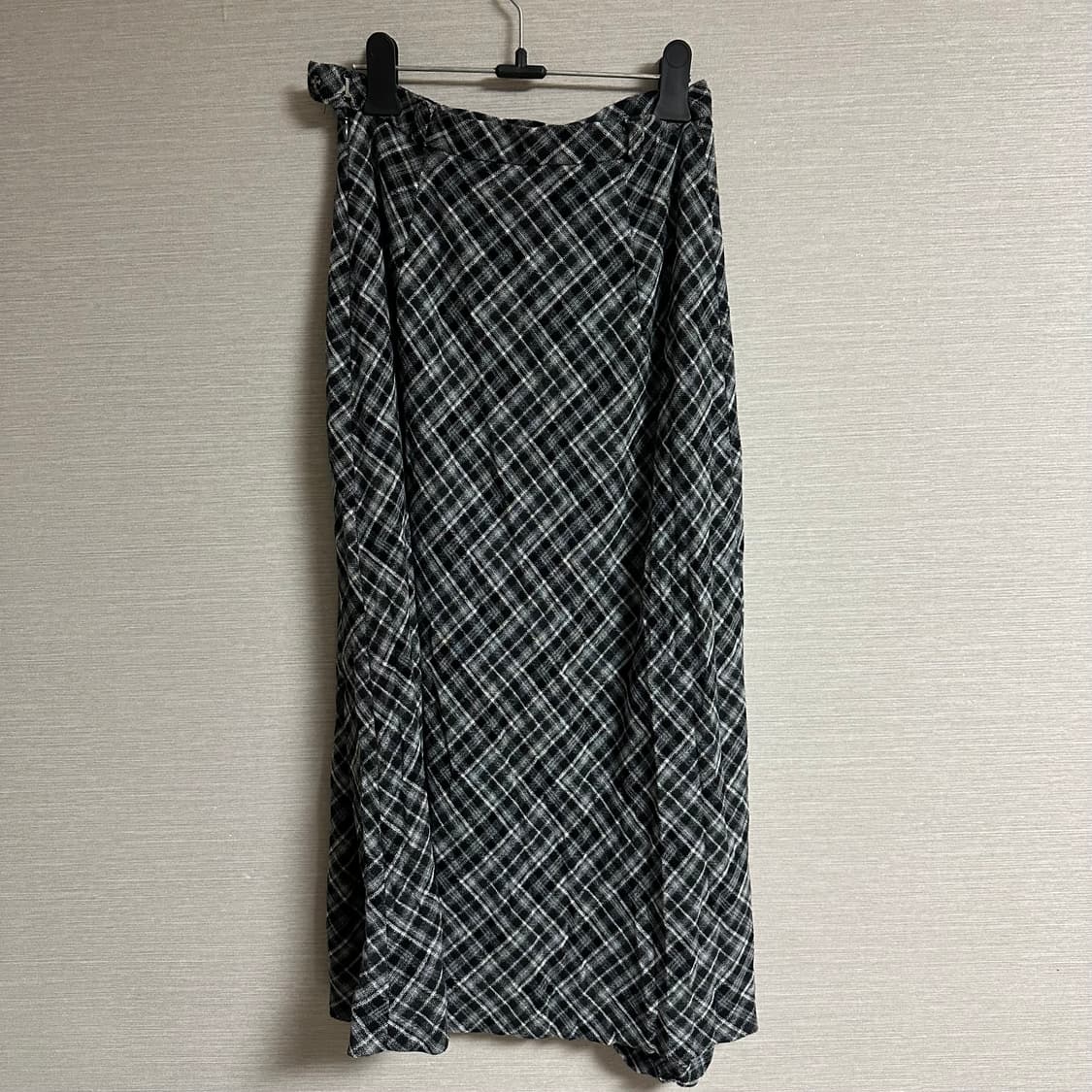 Vintage 사와코 체크 롱치마 빈티지 너닿 하구미  상품이미지2