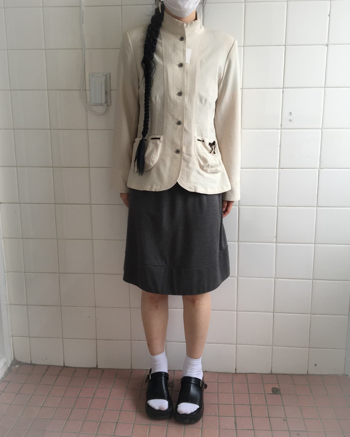 Pocket point high neck jacket 상품이미지1