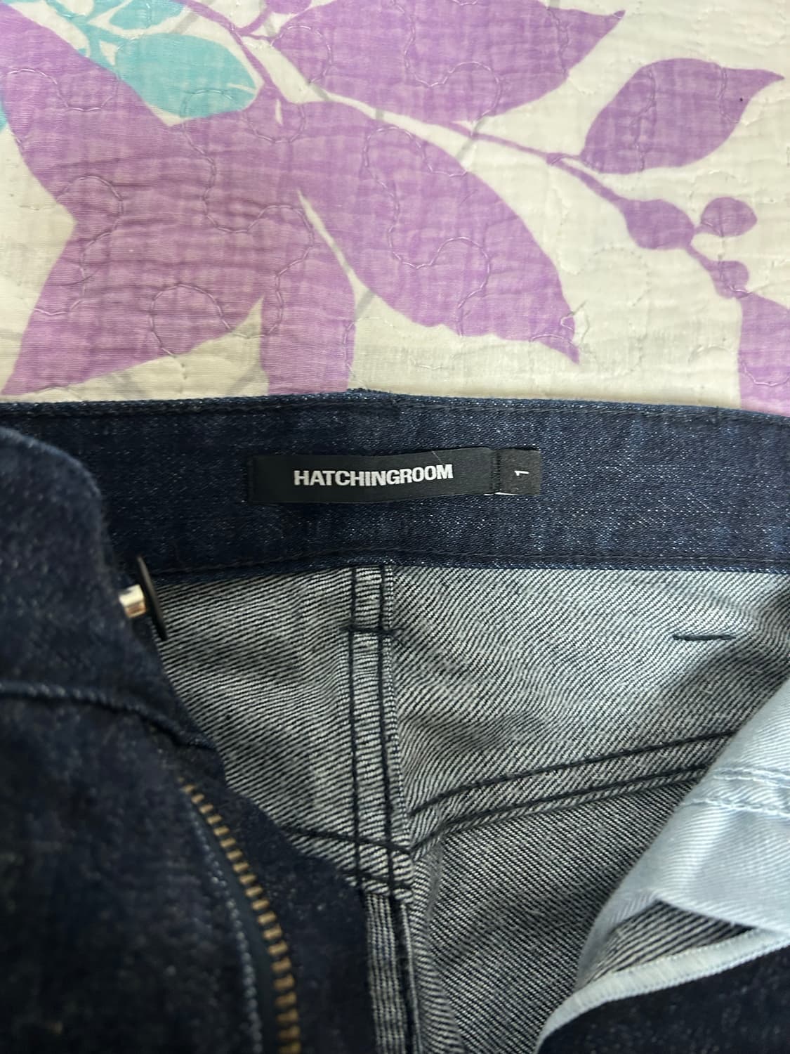 해칭룸 와이드 커브진 인디고 1사이즈 상품이미지3