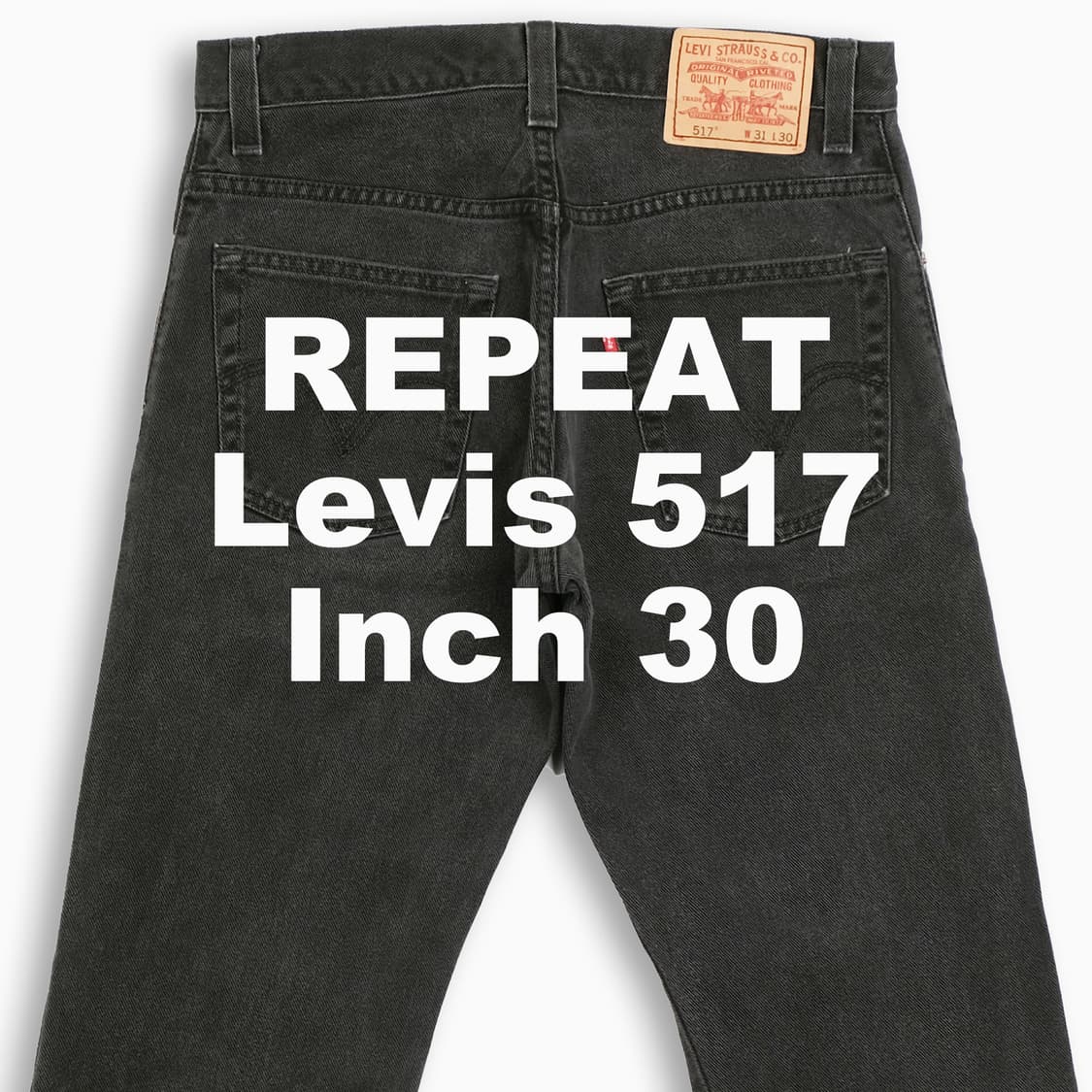 빈티지 리바이스 517 흑청 블랙진 30 인치 LV5173148 상품이미지1