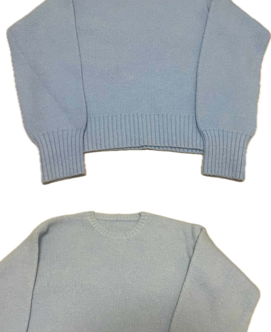 하늘색 소라색 니트 스웨터 상품이미지2