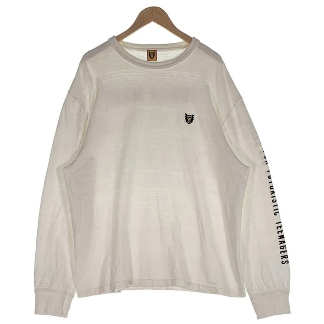 휴먼 메이드 클래식 롱슬리브 티셔츠 화이트 상품이미지1