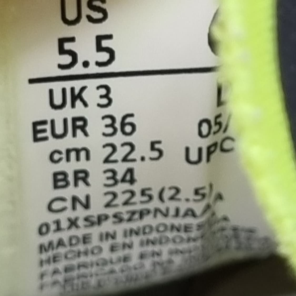 나이키 와플원 블랙볼트 운동화 225 상품이미지6