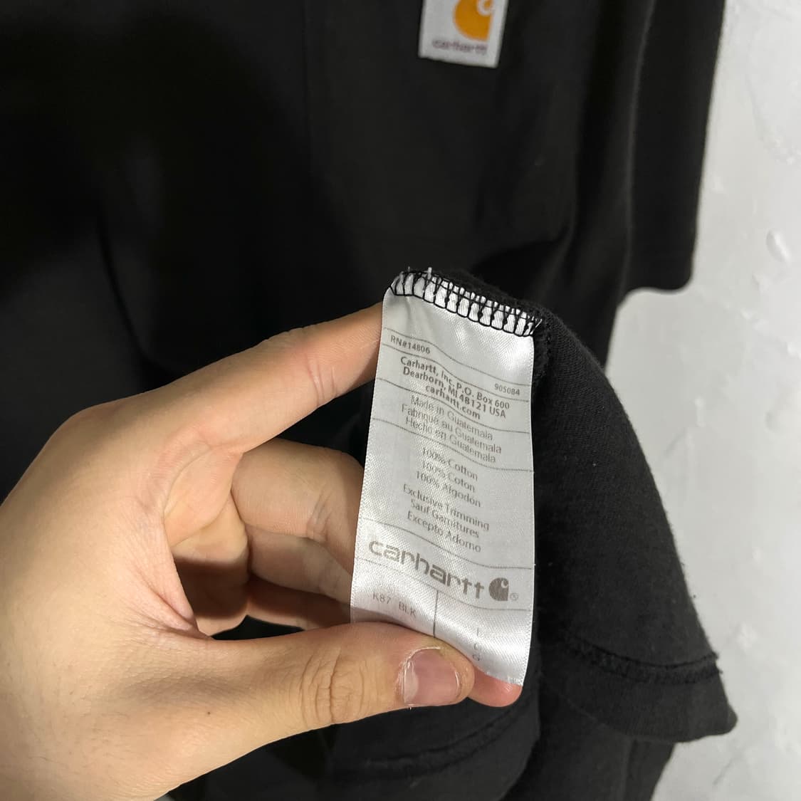 칼하트 베이직 포켓 반팔티  상품이미지4