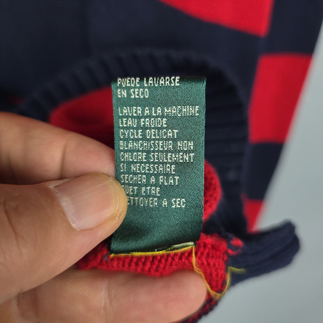 로렌랄프로렌 스트라이프 하프집업 니트 S 상품이미지9