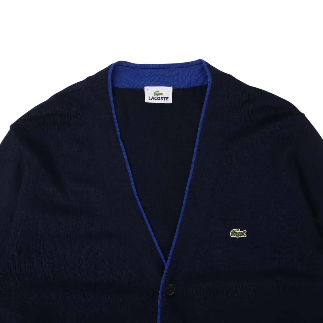 라코스테 네이비 울 가디건 상품이미지2