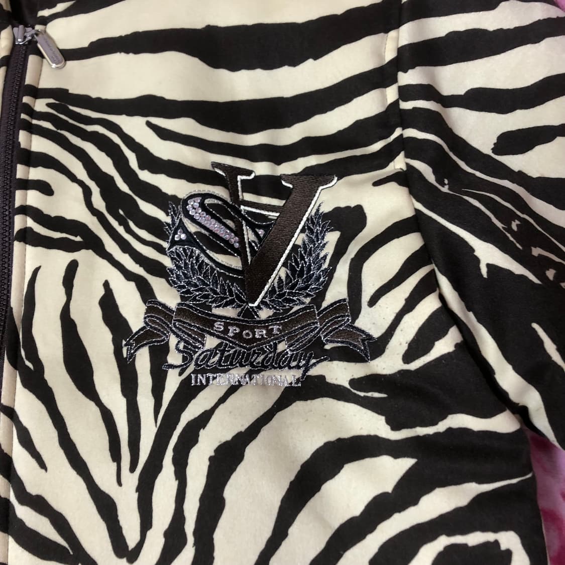 갸루 빈티지 호피 지브라 아우터 자켓 상품이미지4