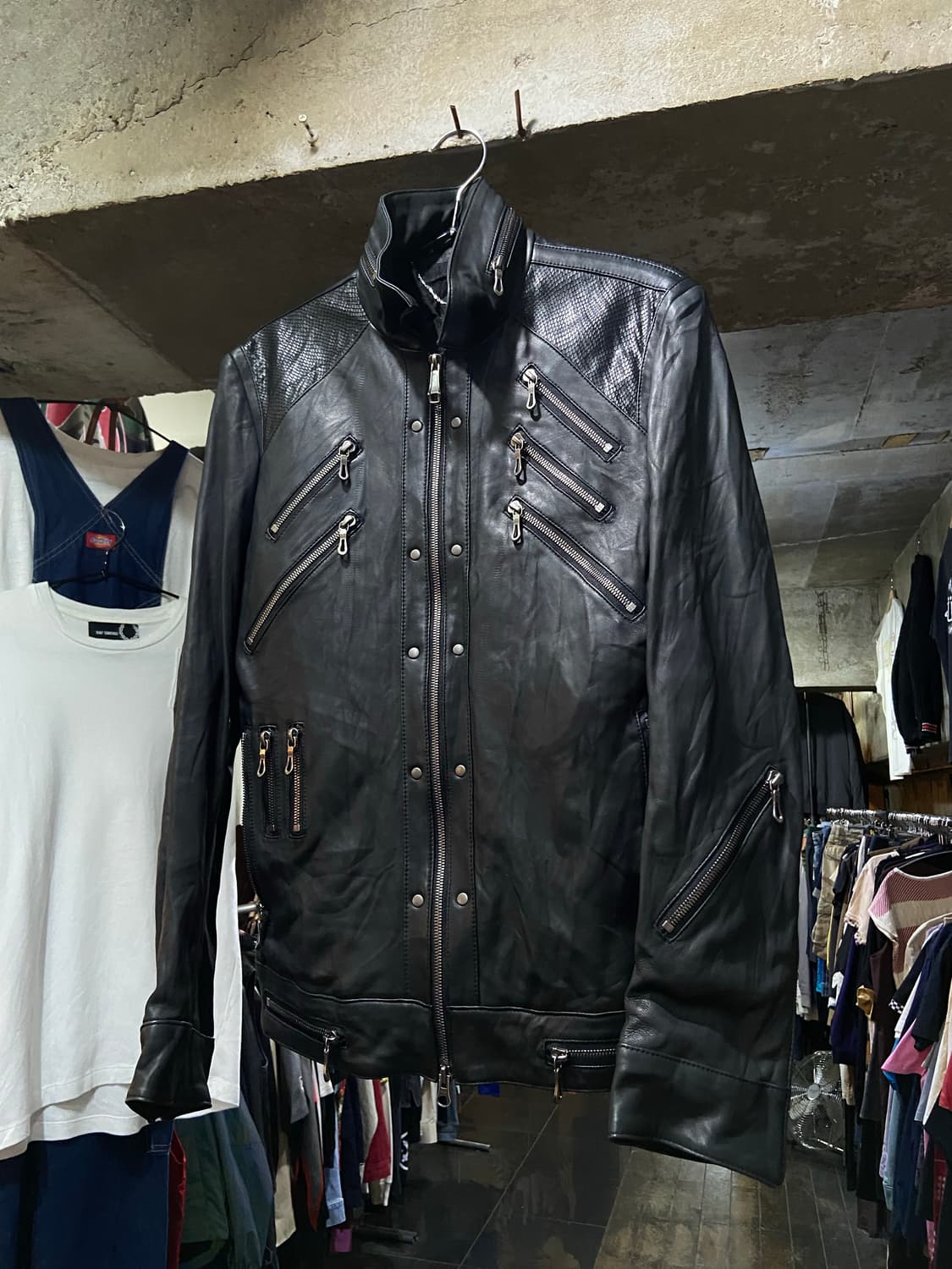 5351 POUR LES HOMMES 5351 푸르 레 옴므 레더 자켓 상품이미지1