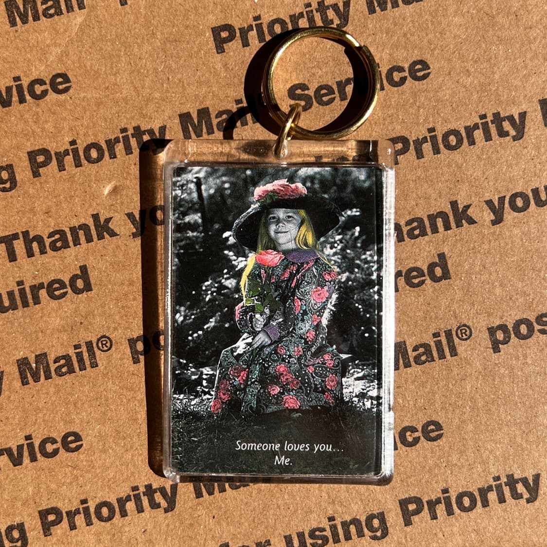 90s vtg Someone Loves You Keyring 상품이미지1