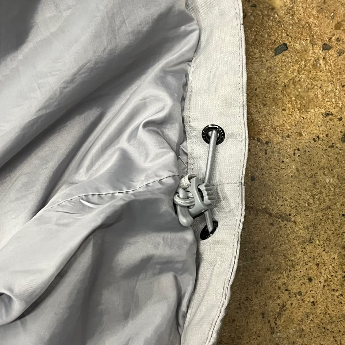 [정품/105] 밀레 바람막이 자켓 후드 실버 b16 상품이미지7
