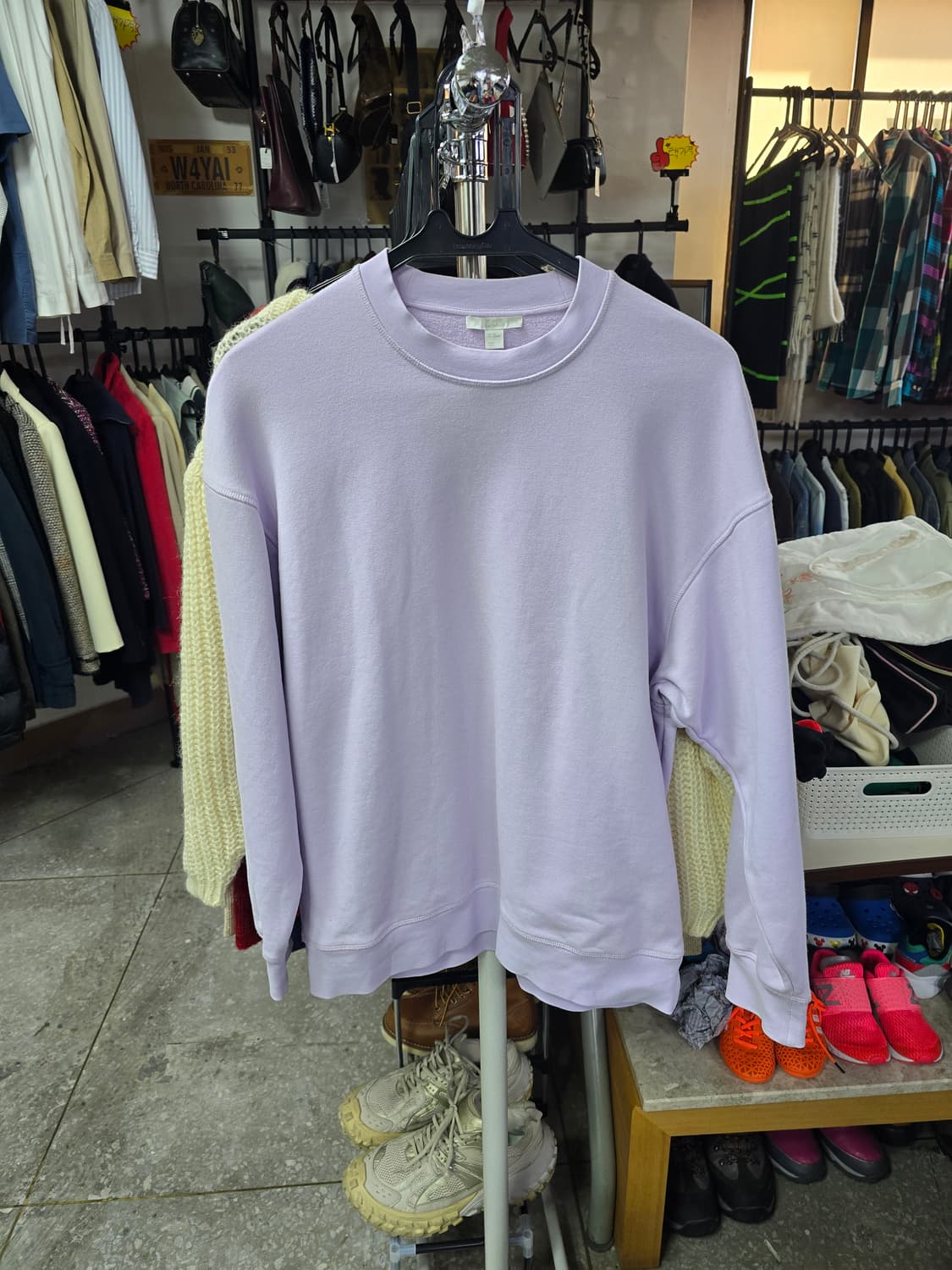 COS 코스 라벤더 맨투맨 티셔츠 (1257) 상품이미지1