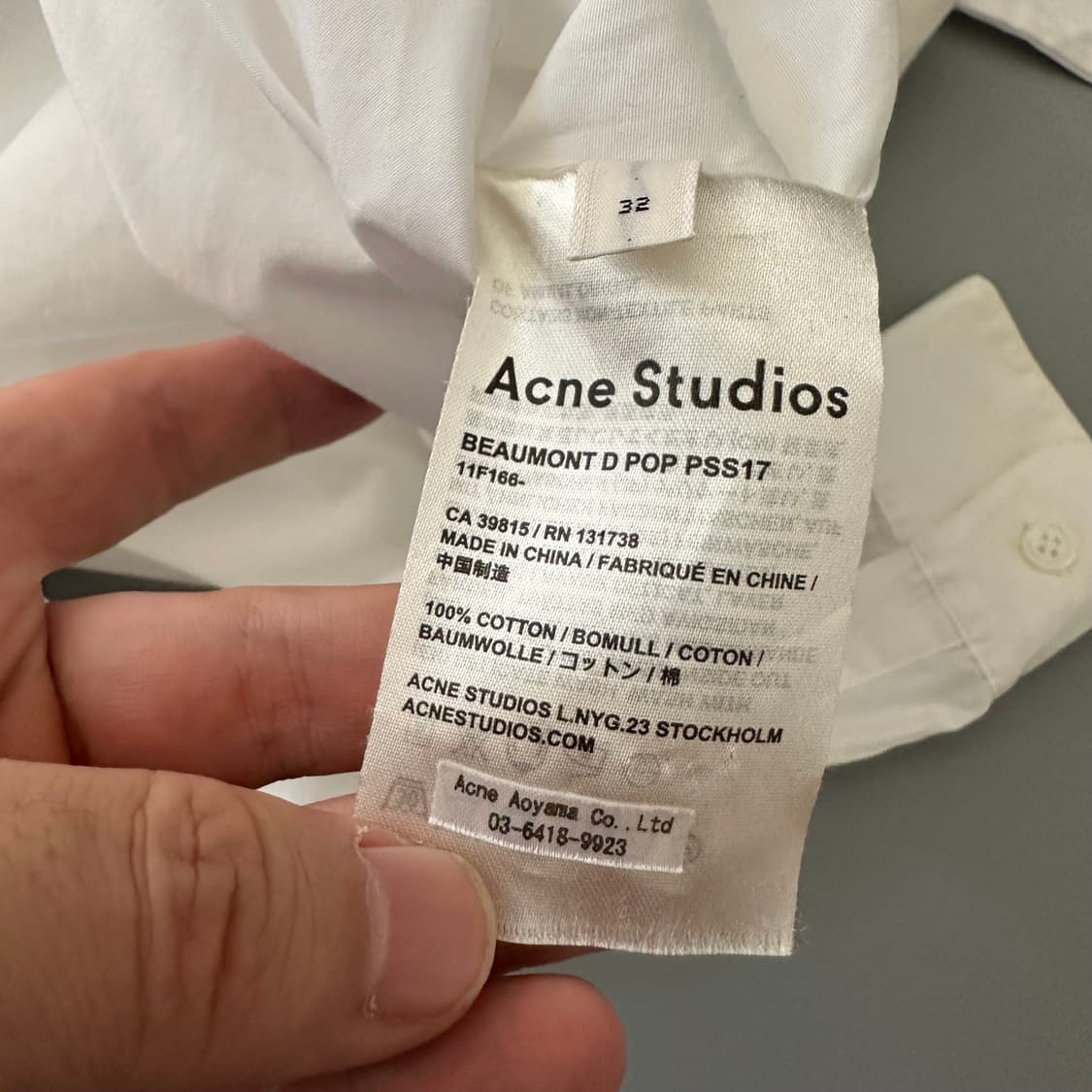 아크네스튜디오 acne studios 블라우스 셔츠 상품이미지6