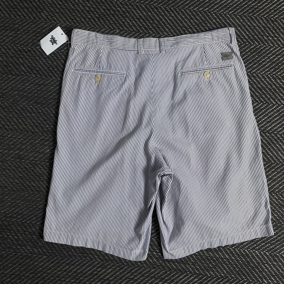 라코스테 스트라이프 치노 버뮤다 팬츠o 3552 상품이미지3