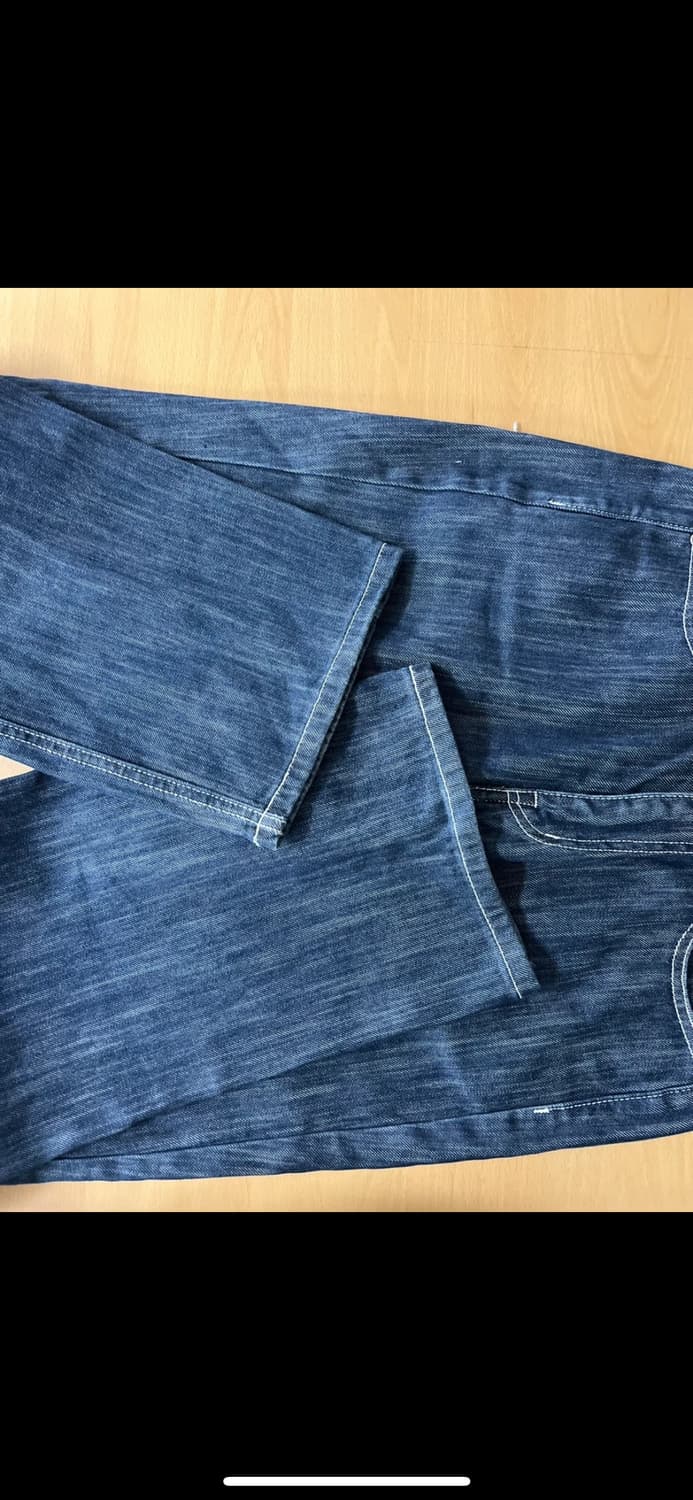 인템포무드 로프 와이드 데님 (L) 상품이미지7