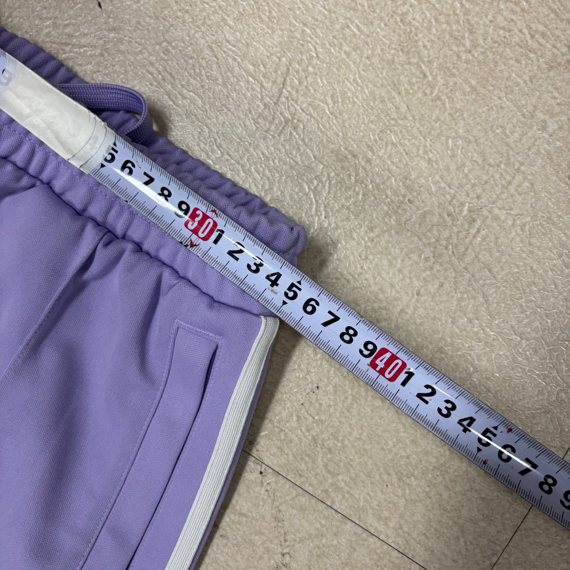 널디 스몰로고 퍼플 사이드라인 트랙팬츠 상품이미지5