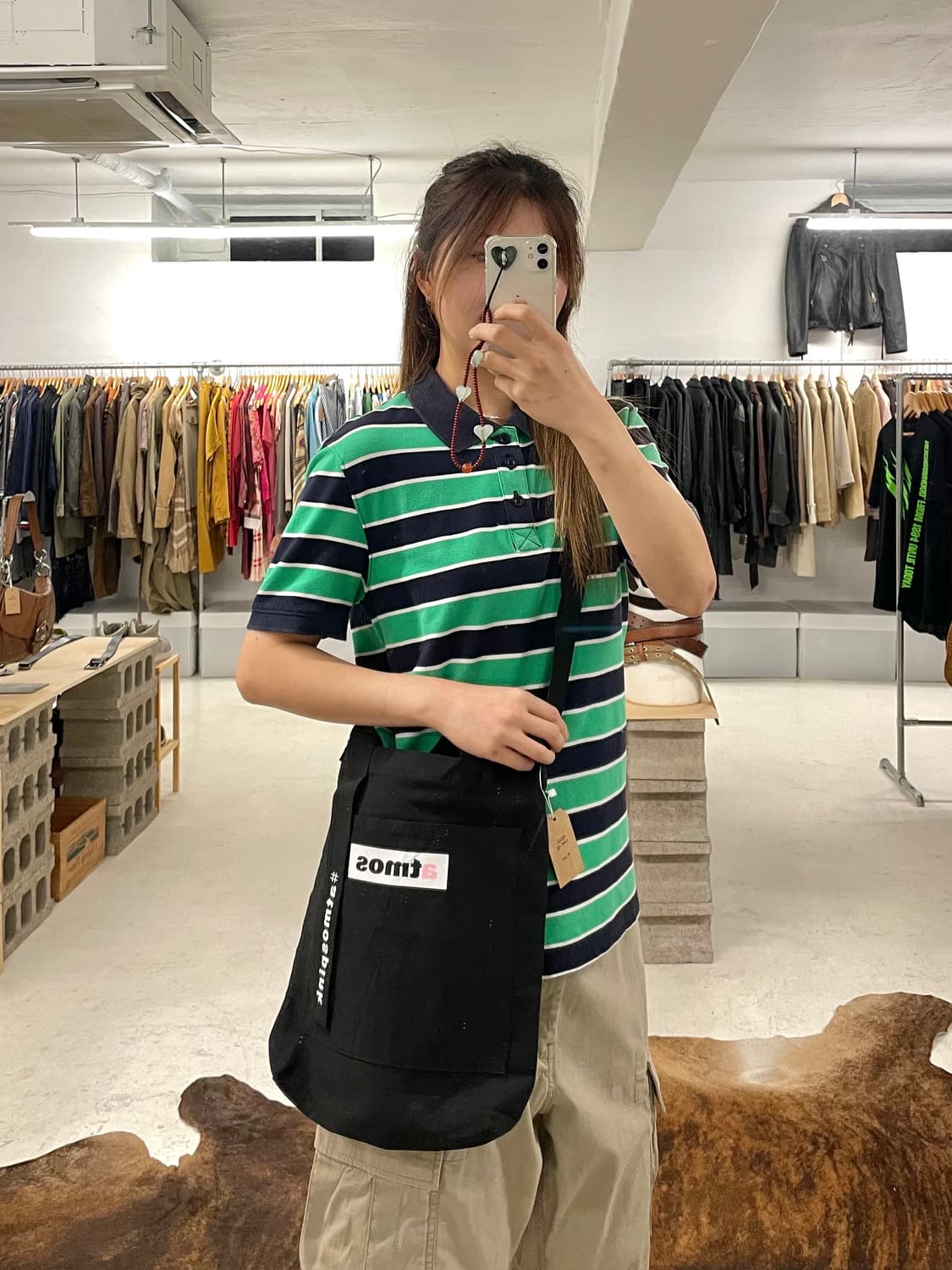 ATMOS 2way canvas bag 상품이미지1