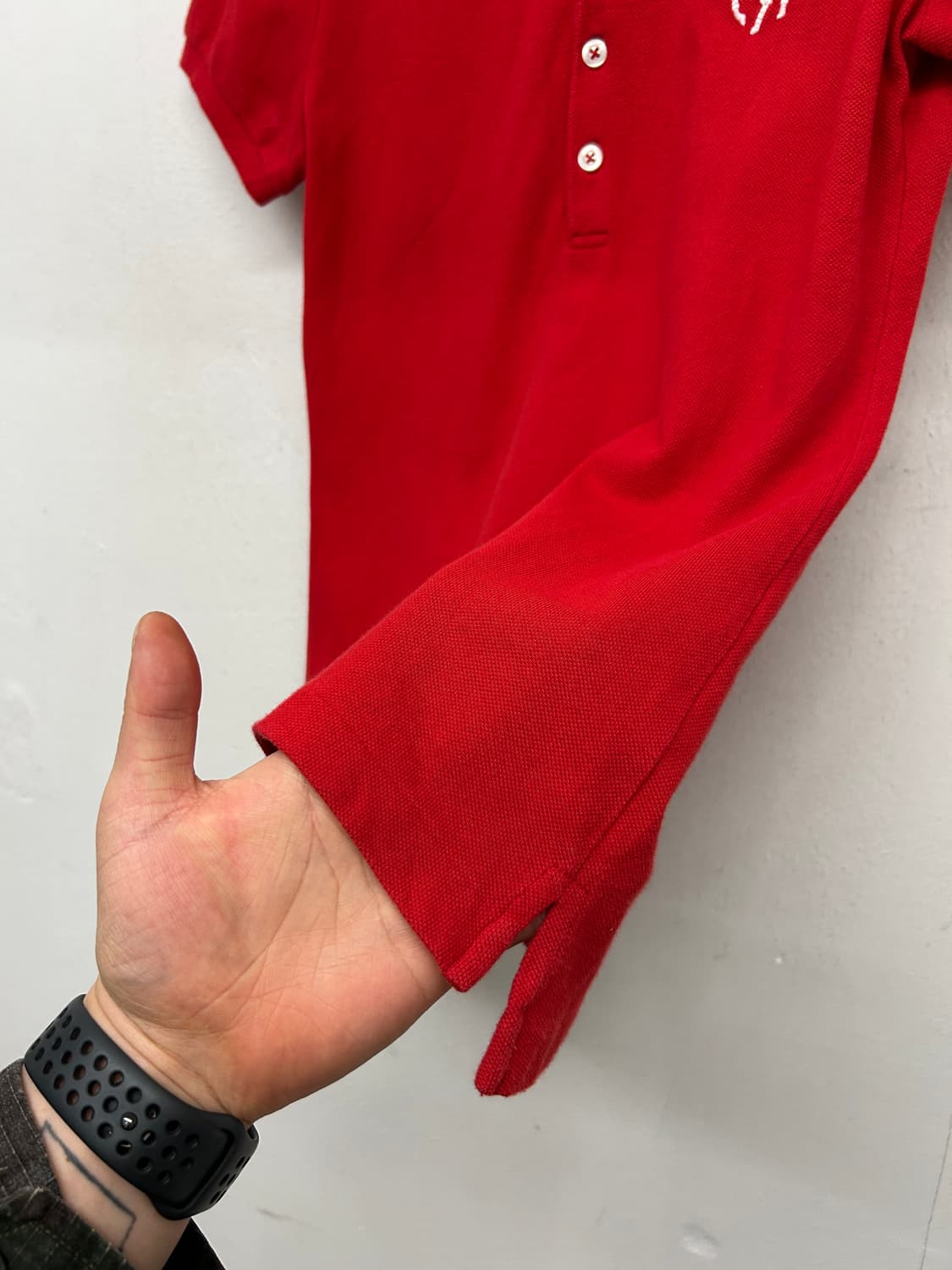 폴로 랄프로렌 빅포니 레드 반팔 피케티 상품이미지3