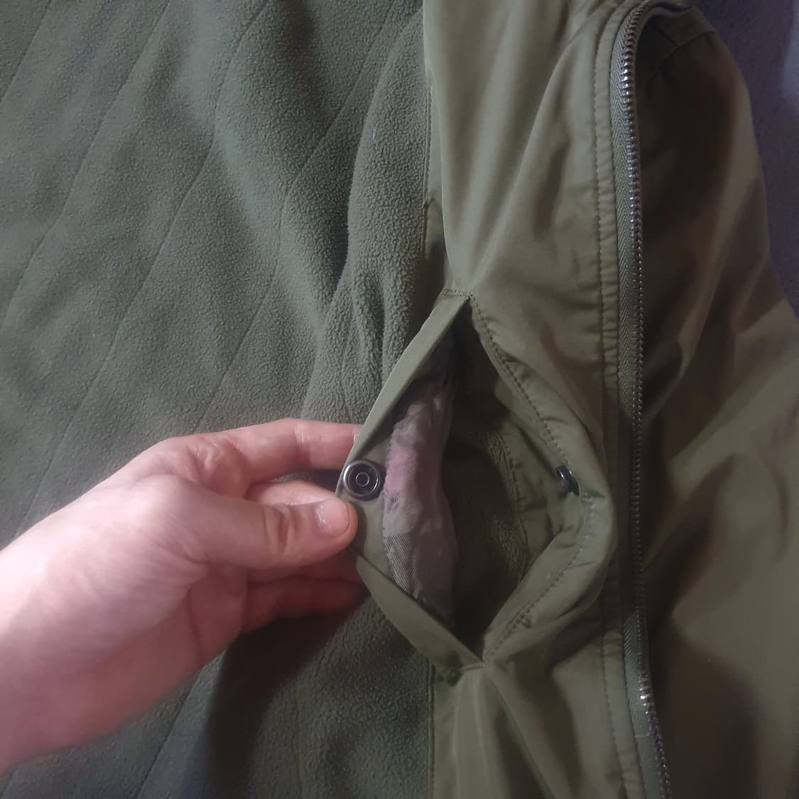 폴로 폴리쉘 페리 자켓 L 라이트카키 상품이미지7