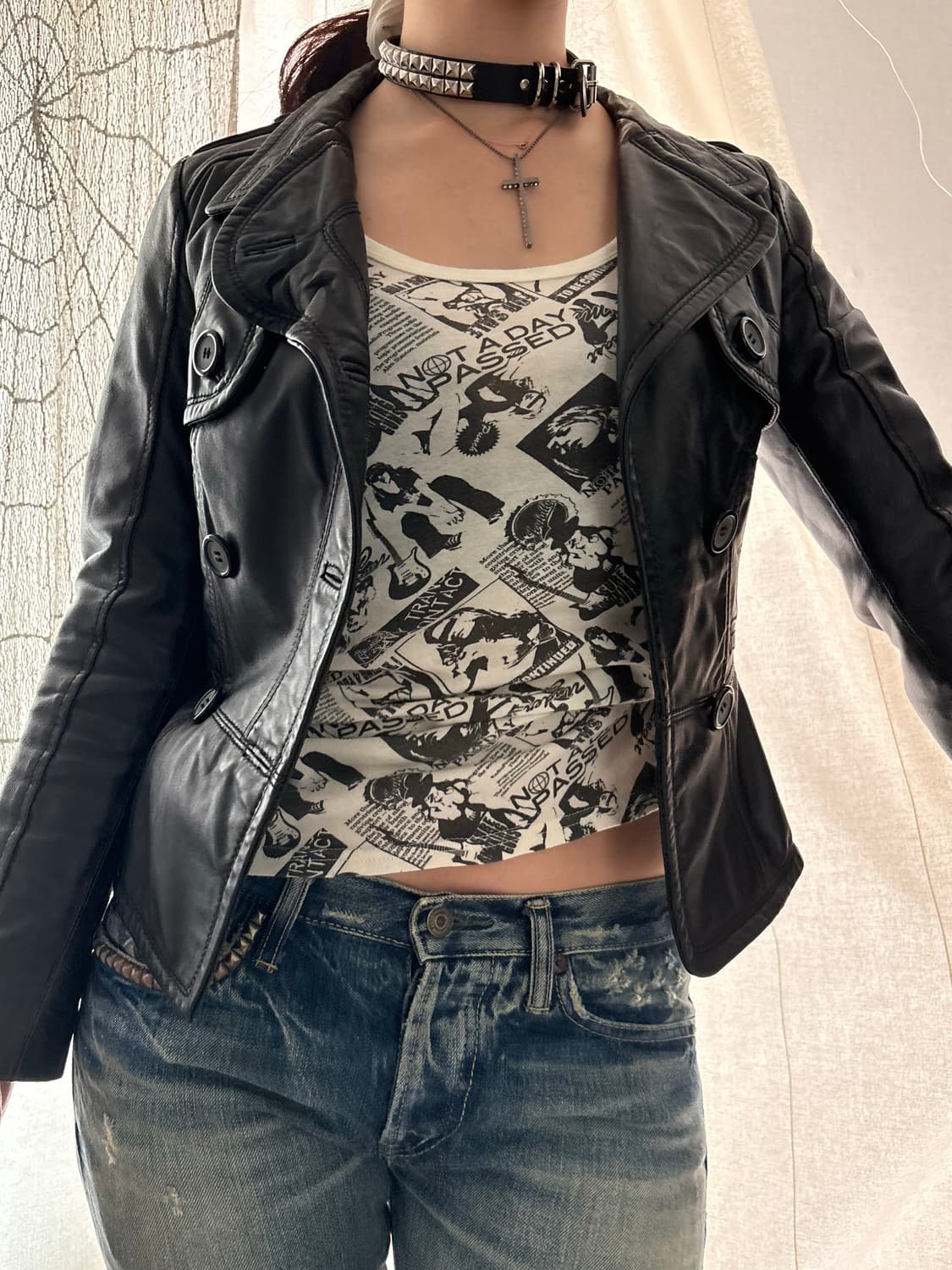 47 white graphic sleeveless 상품이미지2