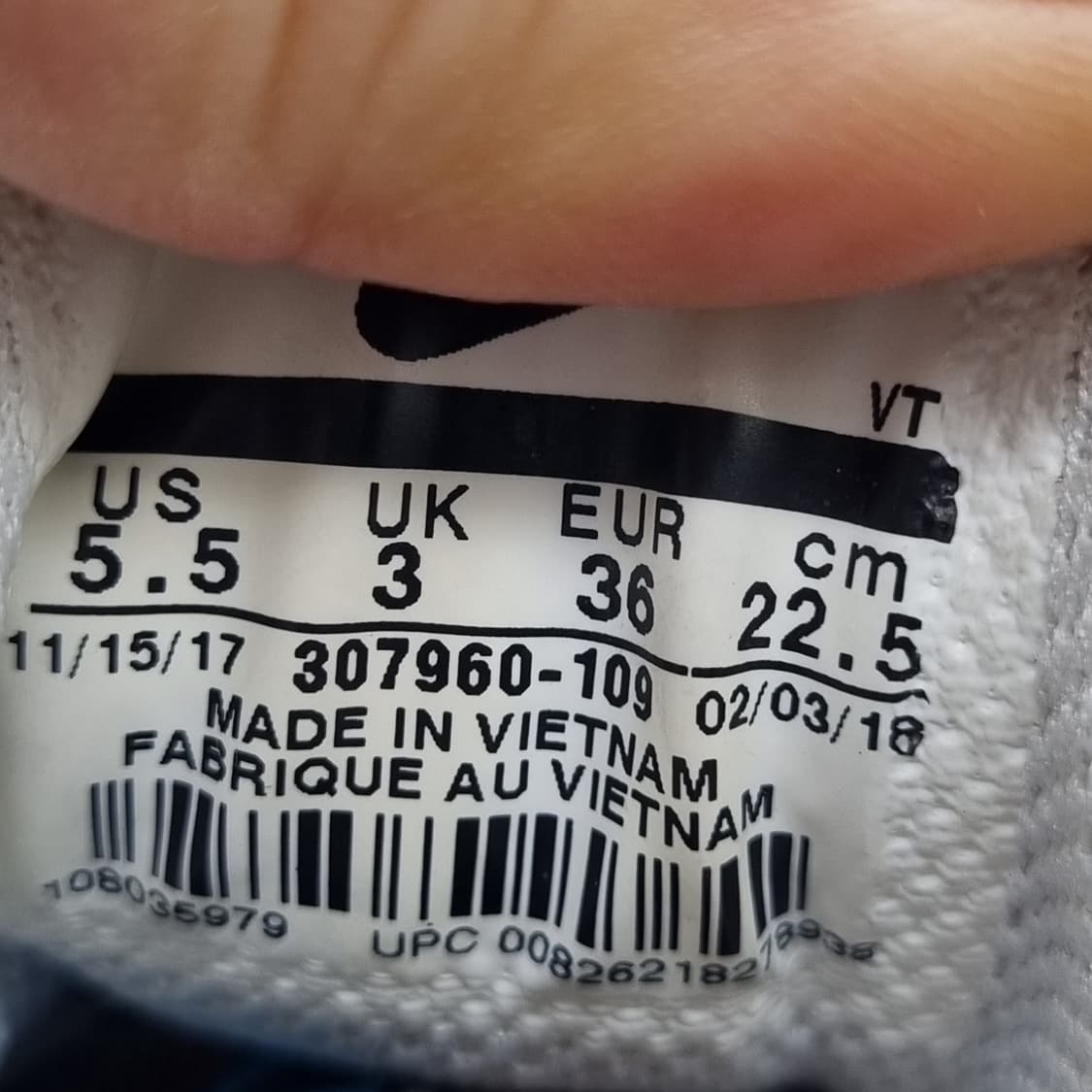 나이키 에어맥스95 보라메쉬 운동화225 상품이미지6