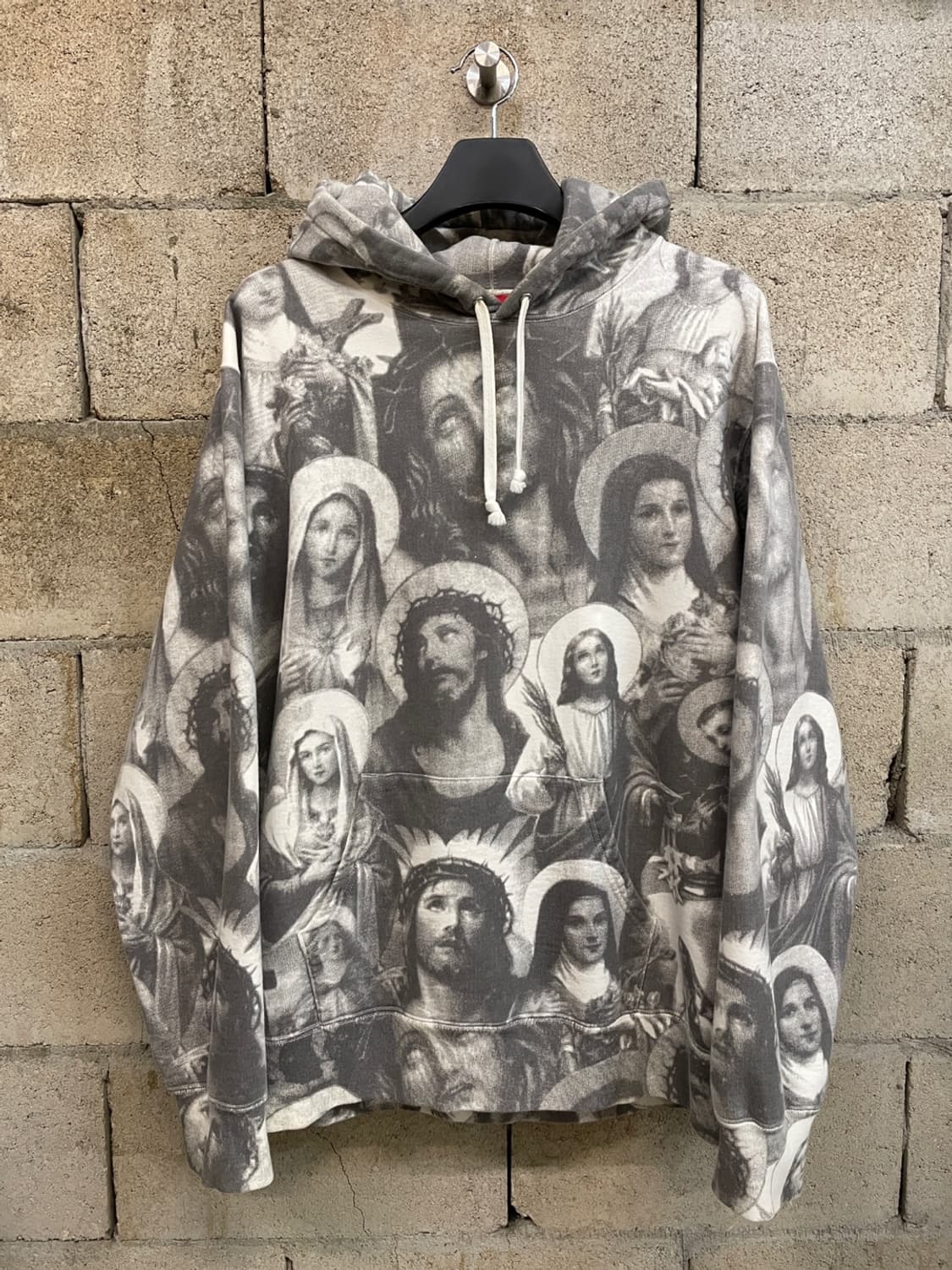 슈프림 지저스앤매리 후드 티셔츠  상품이미지1