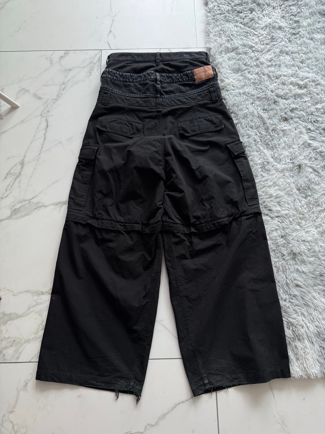 발렌시아가 트리플 레이어드 카고 팬츠 M 상품이미지2