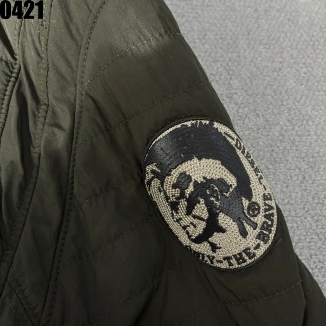 디젤x두카티 콜라보 퀄팅 봄버 자켓 M 상품이미지2