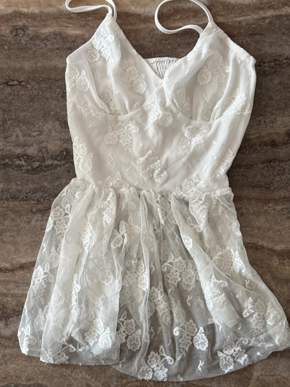 빈티지 플로럴 레이스 나시 상품이미지1