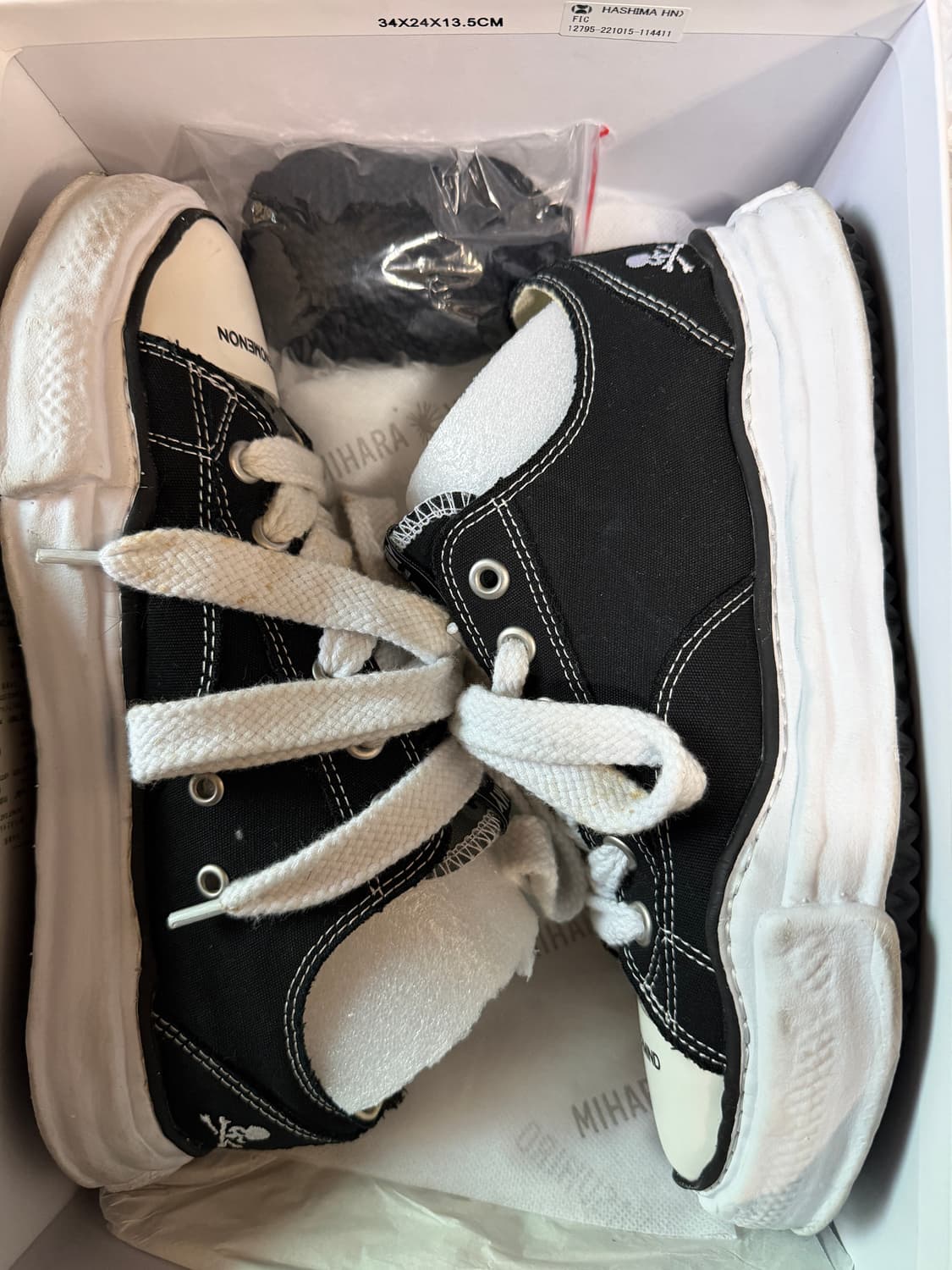 메종 미하라 야스히로 x 마스터마인드 x 페노메논 피터슨 OG 솔 캔버스 상품이미지3