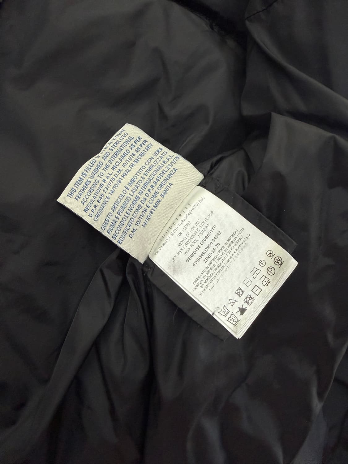 .1/ 몽클레어 하이넥 구스다운 패딩 점퍼 상품이미지10