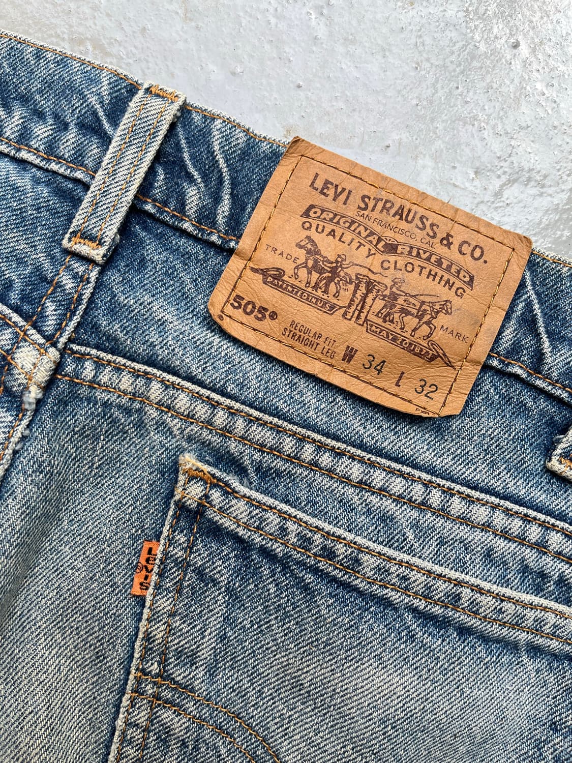 1990s Levis 505 Regular Fit Jeans 상품이미지8