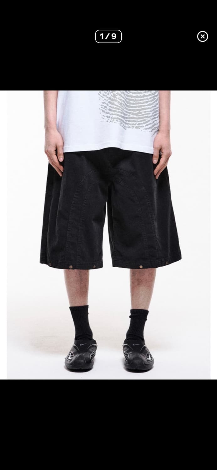 더콜디스트모먼트 리벳 하프 버뮤다 팬츠 상품이미지1