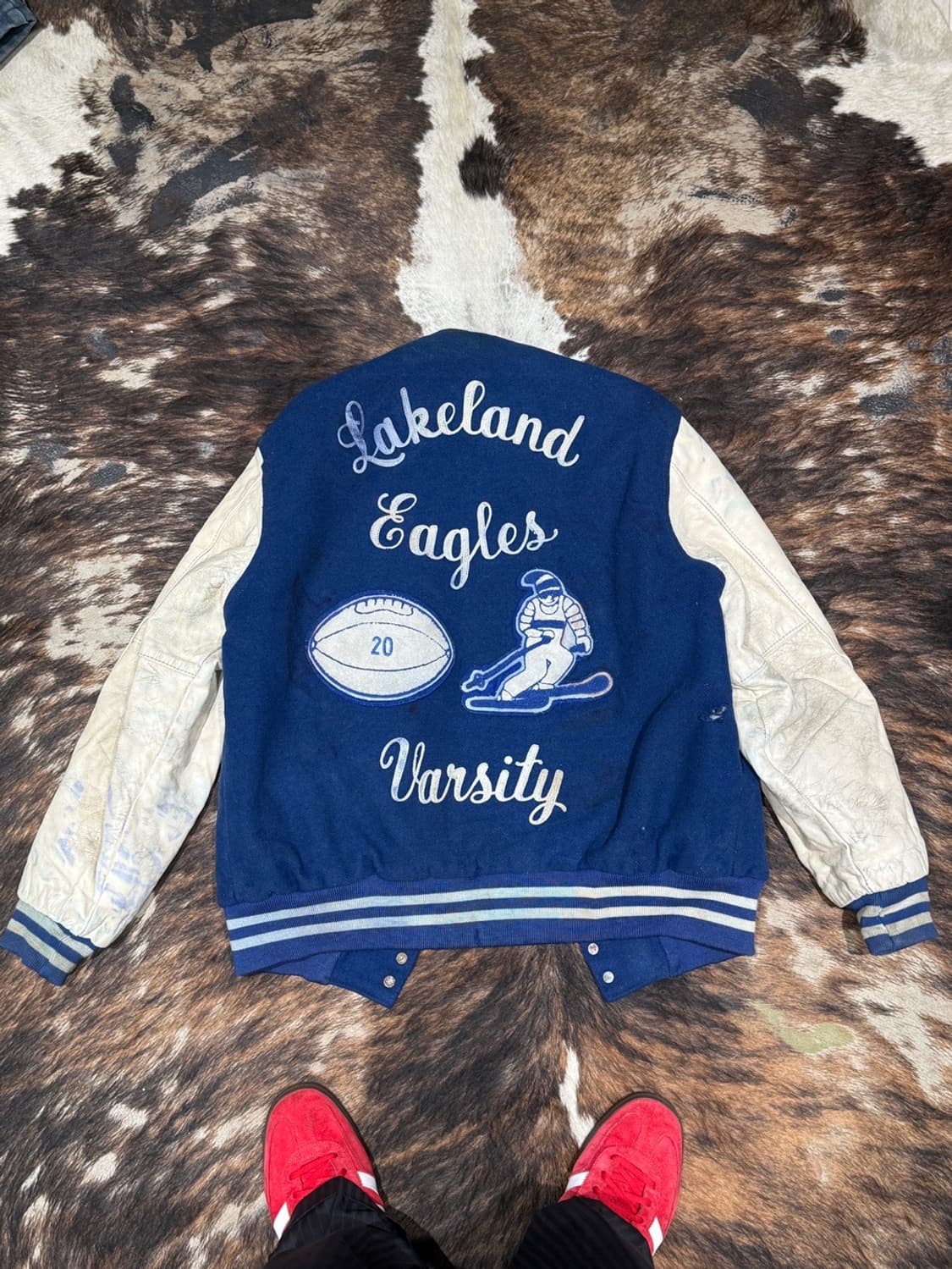 90s usa holloway 바시티 자켓 상품이미지6