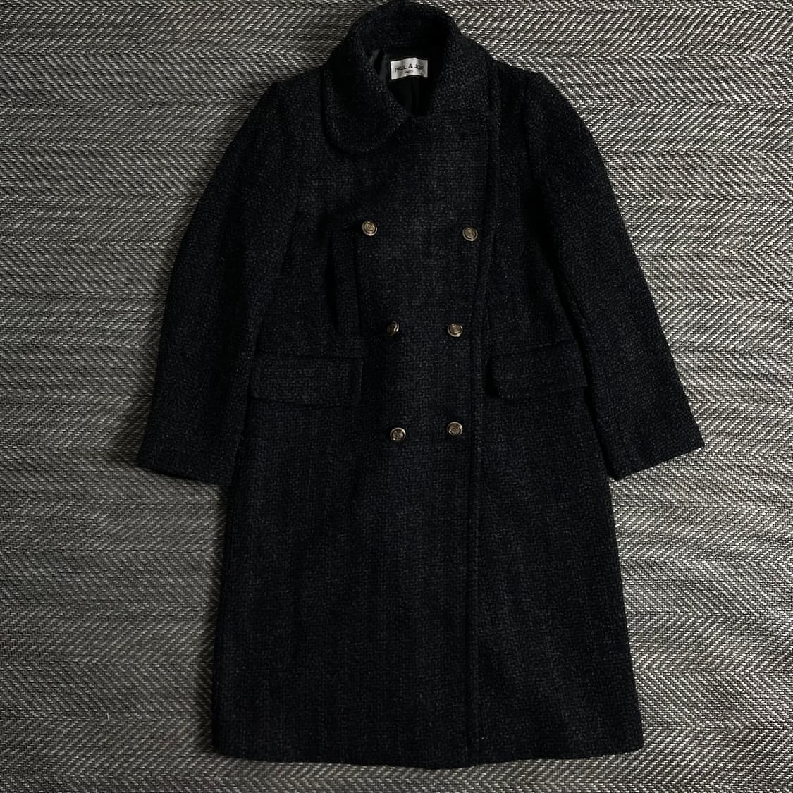 폴앤조 파리 아카이브 트위드 더블 롱코트y 3112 상품이미지2