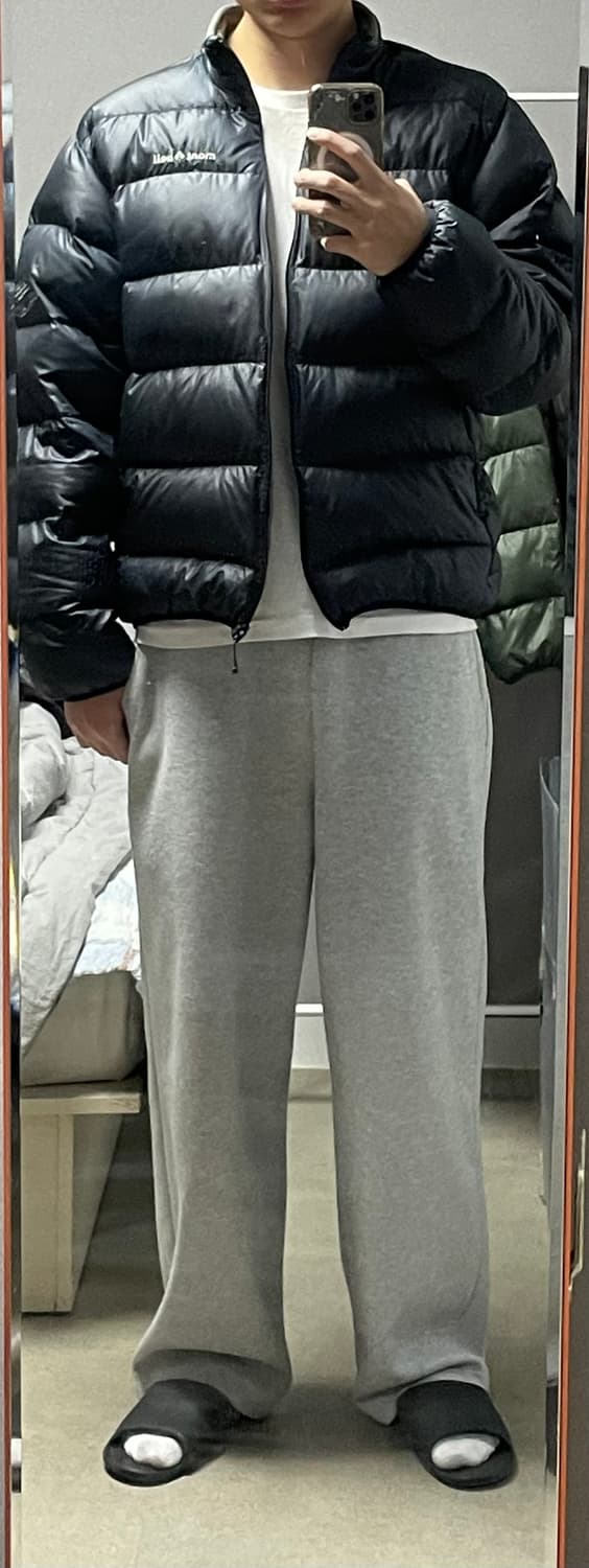 빈티지 몽벨 라이트 알파인 구스 다운 패딩 자켓 블랙 상품이미지7