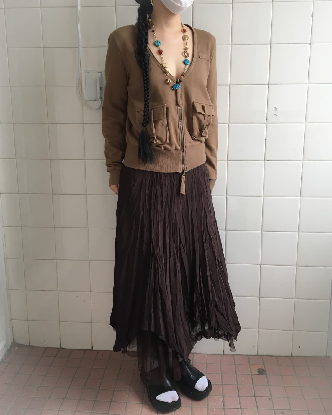 Pocket point cotton zip up 상품이미지5